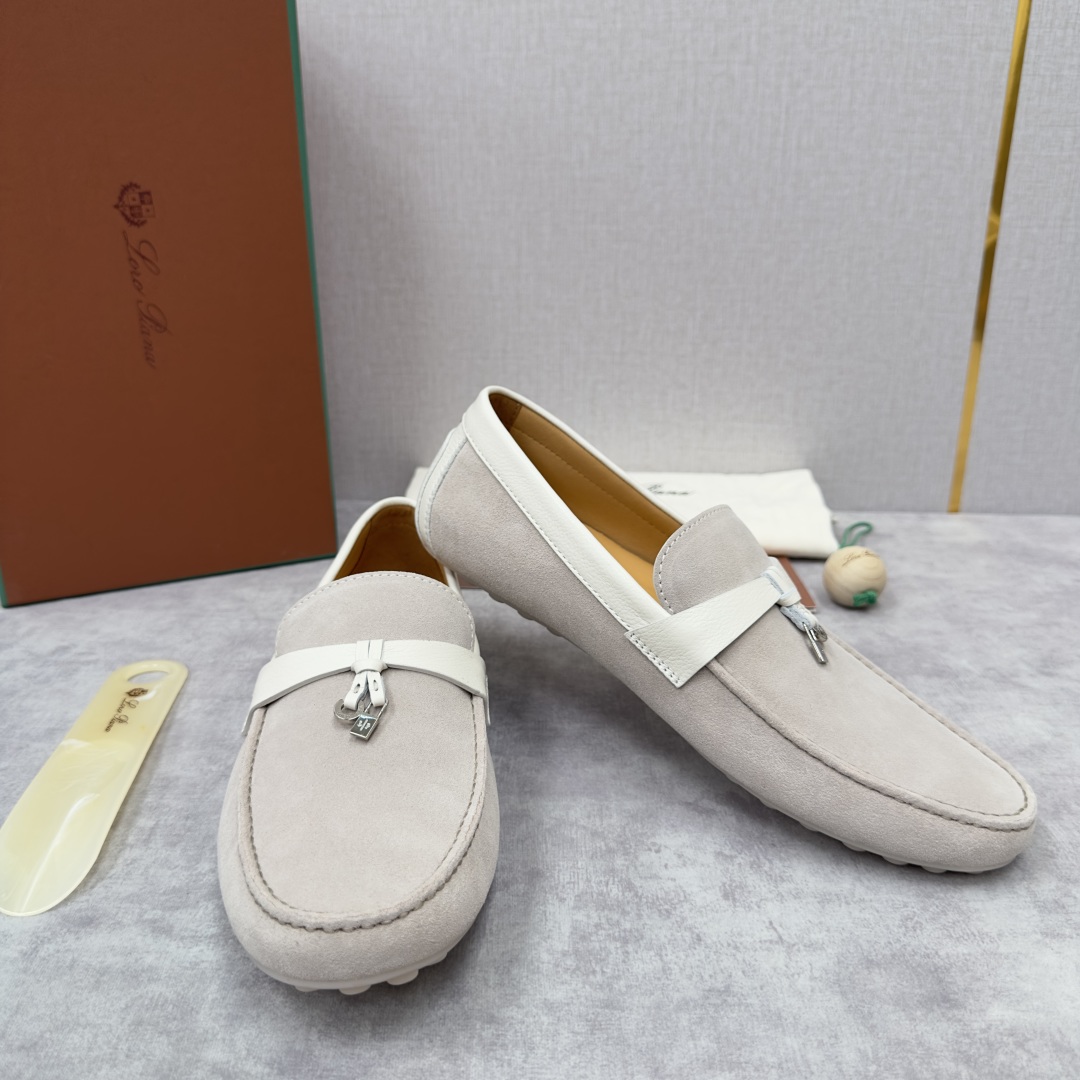 💋💍LP新品上架   Loro Pia*   诺悠-翩雅  Dot Sole Walk 男士莫卡辛男鞋 
