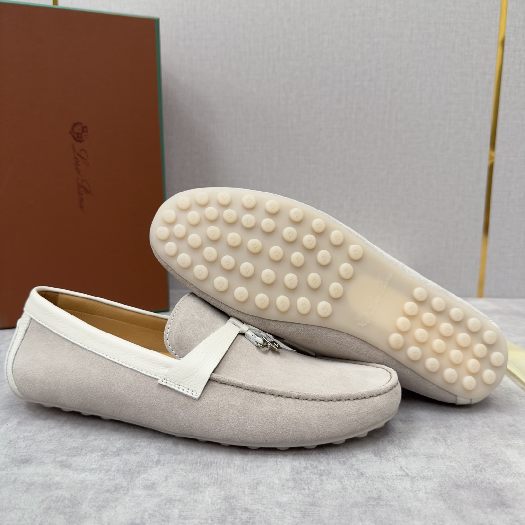 💋💍LP新品上架   Loro Pia*   诺悠-翩雅  Dot Sole Walk 男士莫卡辛男鞋 