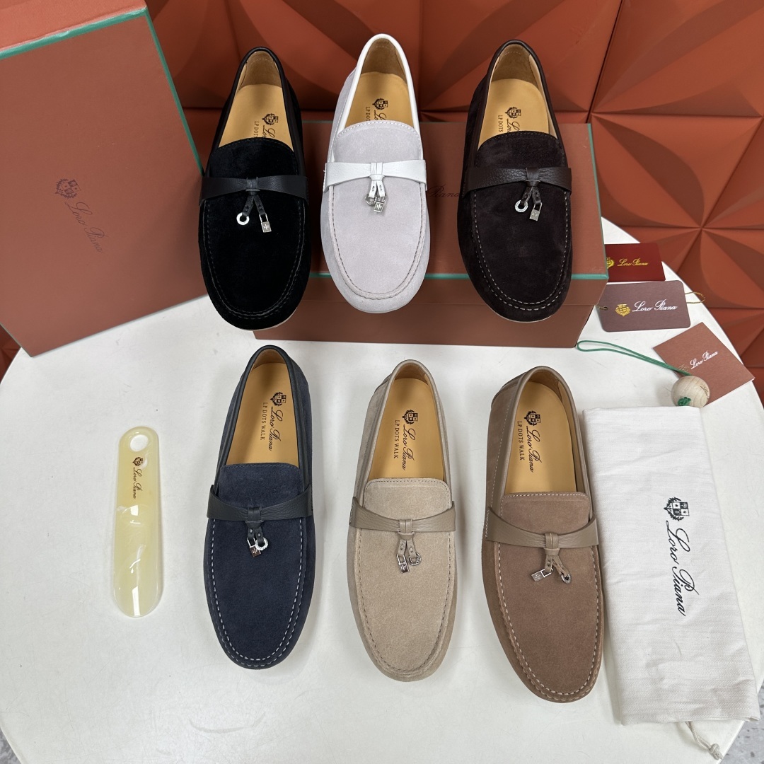 💋💍LP新品上架 Loro Pia* 诺悠-翩雅 Dot Sole Walk 男士莫卡辛男鞋