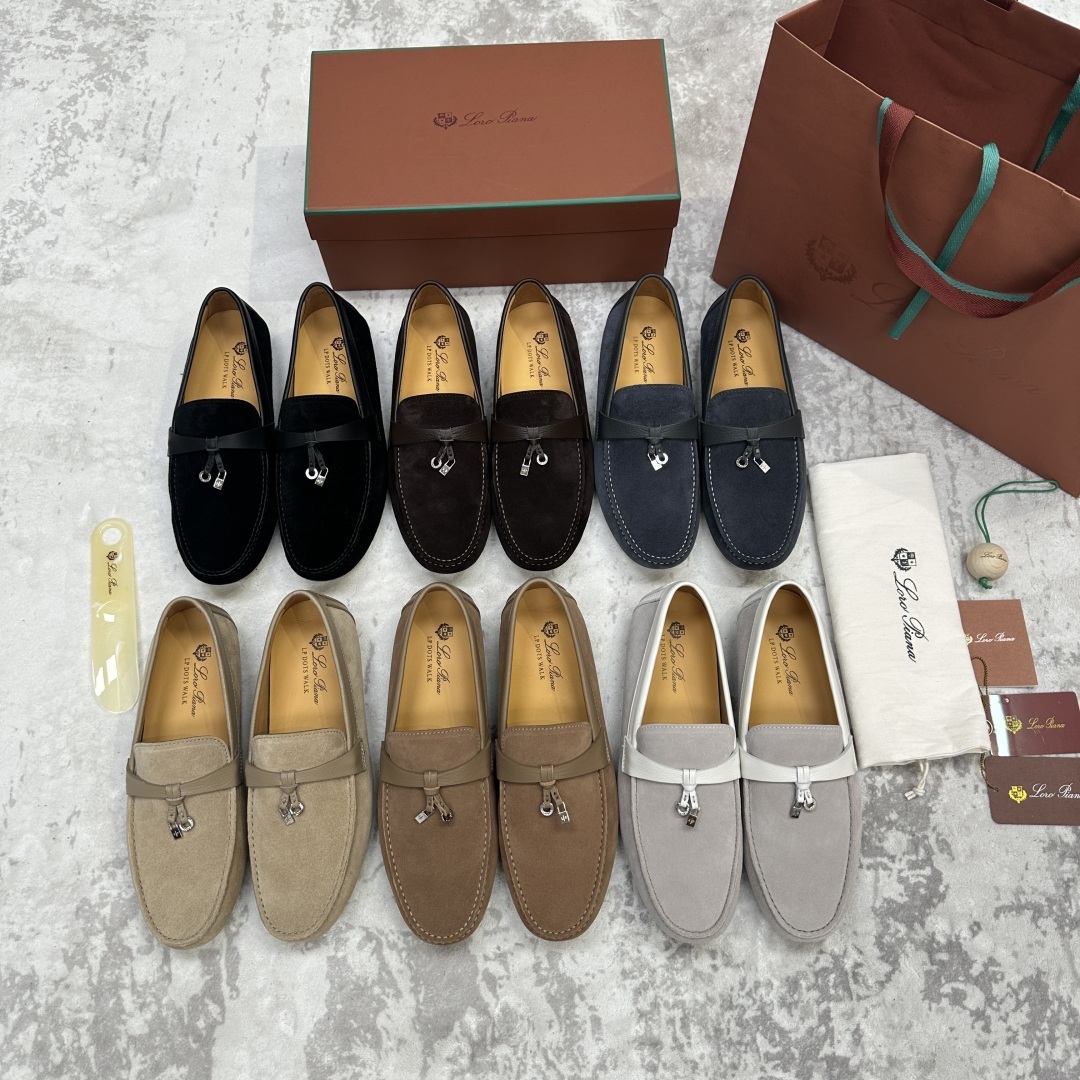💋💍LP新品上架 Loro Pia* 诺悠-翩雅 Dot Sole Walk 男士莫卡辛男鞋