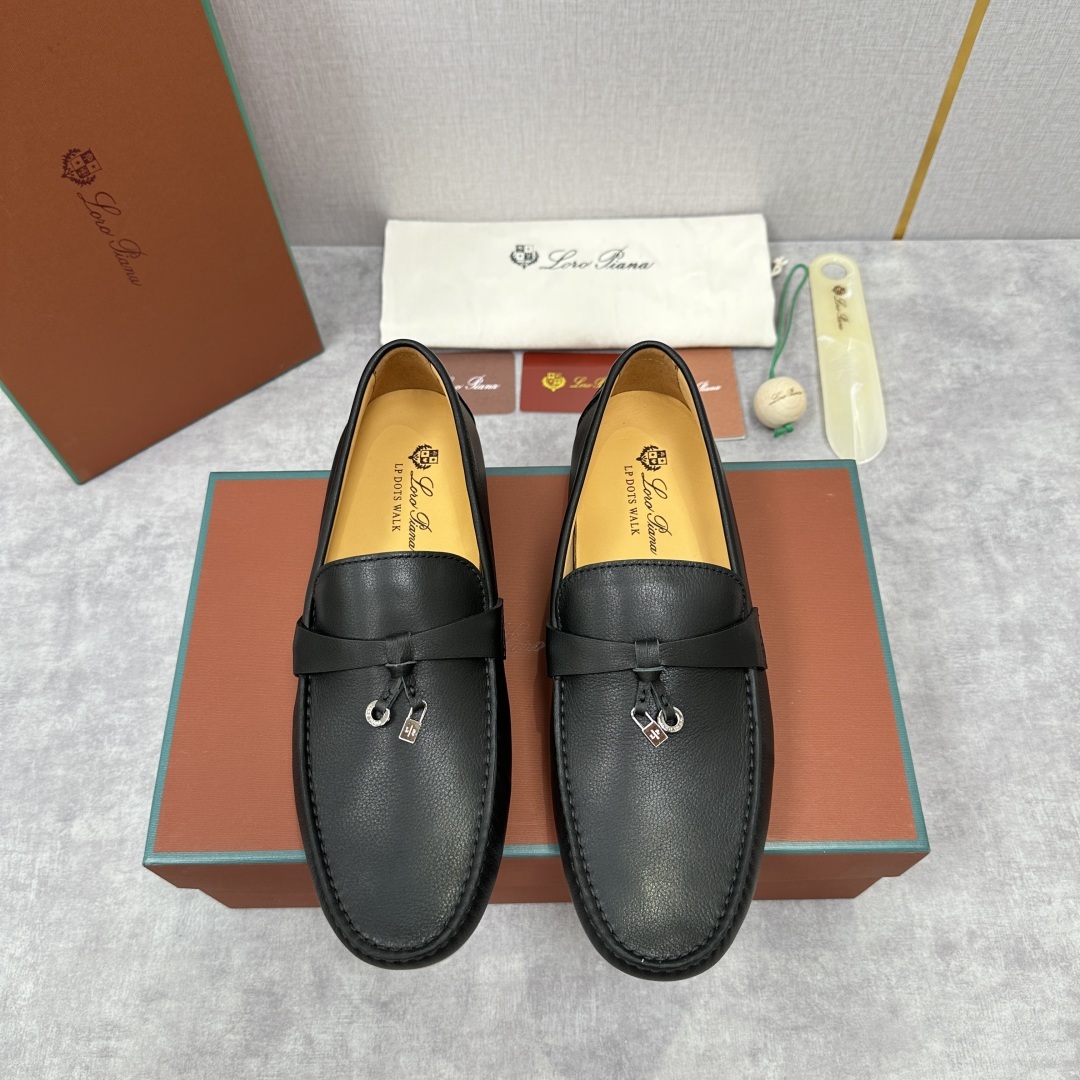 💋💍LP新品上架 Loro Pia* 诺悠-翩雅 Dot Sole Walk 男士莫卡辛男鞋