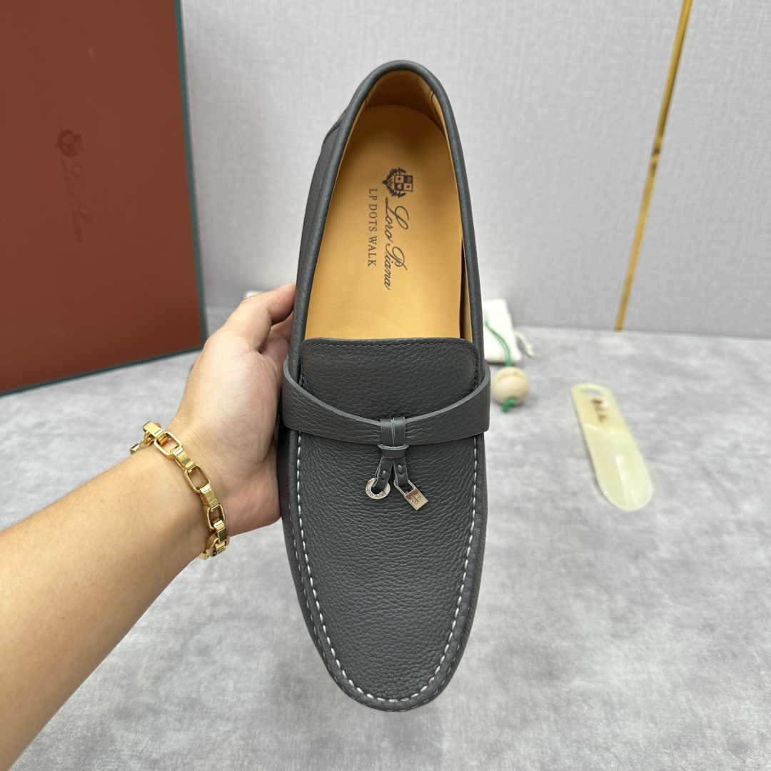 💋💍LP新品上架   Loro Pia*   诺悠-翩雅  Dot Sole Walk 男士莫卡辛男鞋 