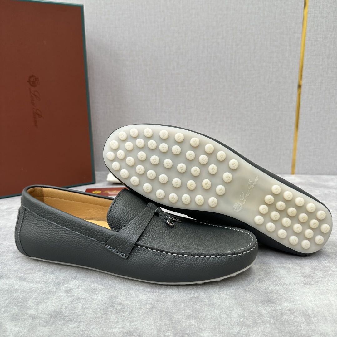 💋💍LP新品上架   Loro Pia*   诺悠-翩雅  Dot Sole Walk 男士莫卡辛男鞋 