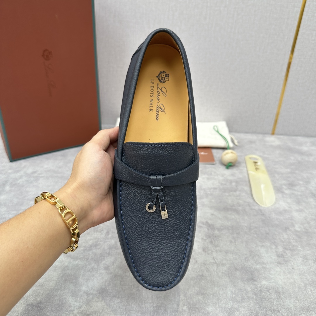 💋💍LP新品上架 Loro Pia* 诺悠-翩雅 Dot Sole Walk 男士莫卡辛男鞋