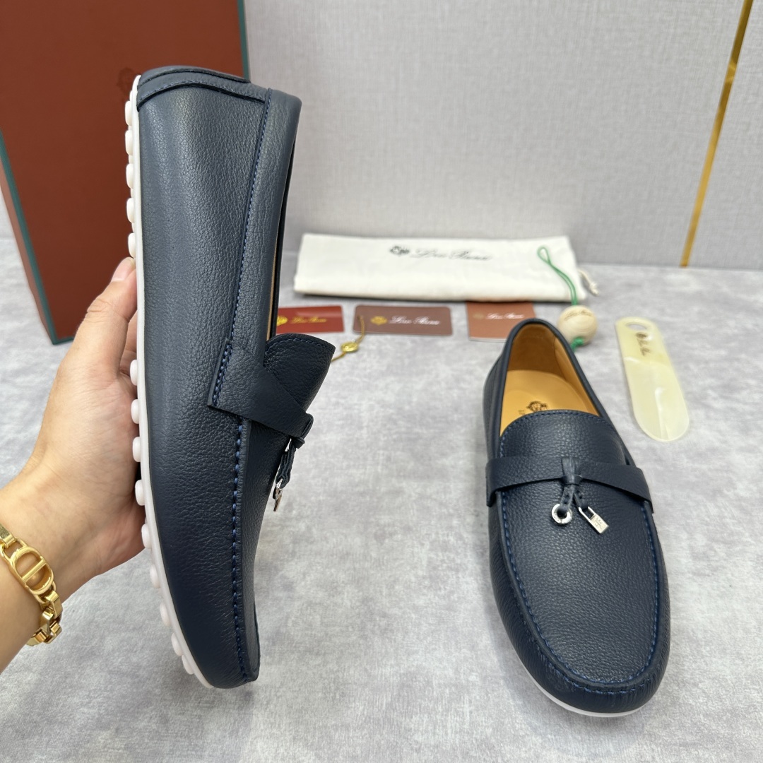💋💍LP新品上架 Loro Pia* 诺悠-翩雅 Dot Sole Walk 男士莫卡辛男鞋