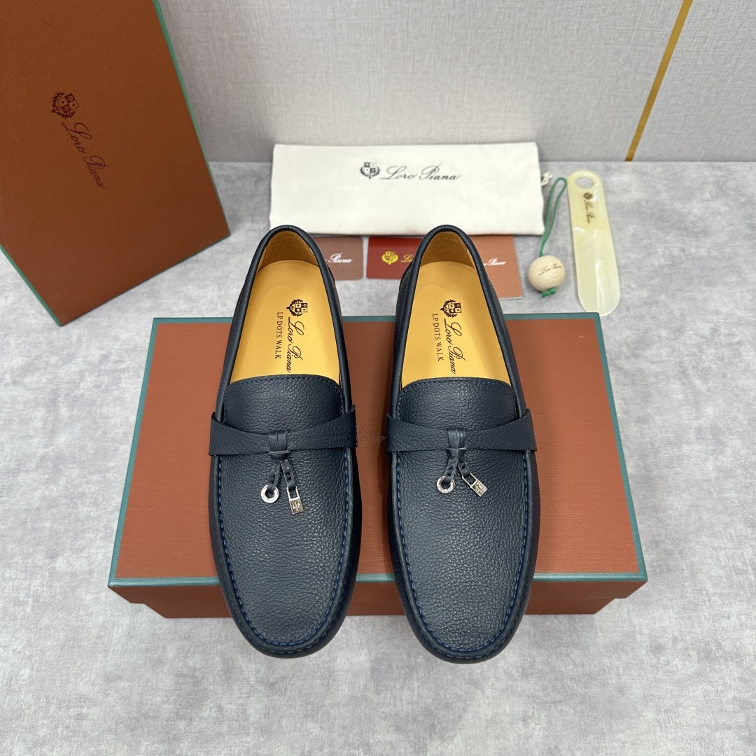 💋💍LP新品上架 Loro Pia* 诺悠-翩雅 Dot Sole Walk 男士莫卡辛男鞋