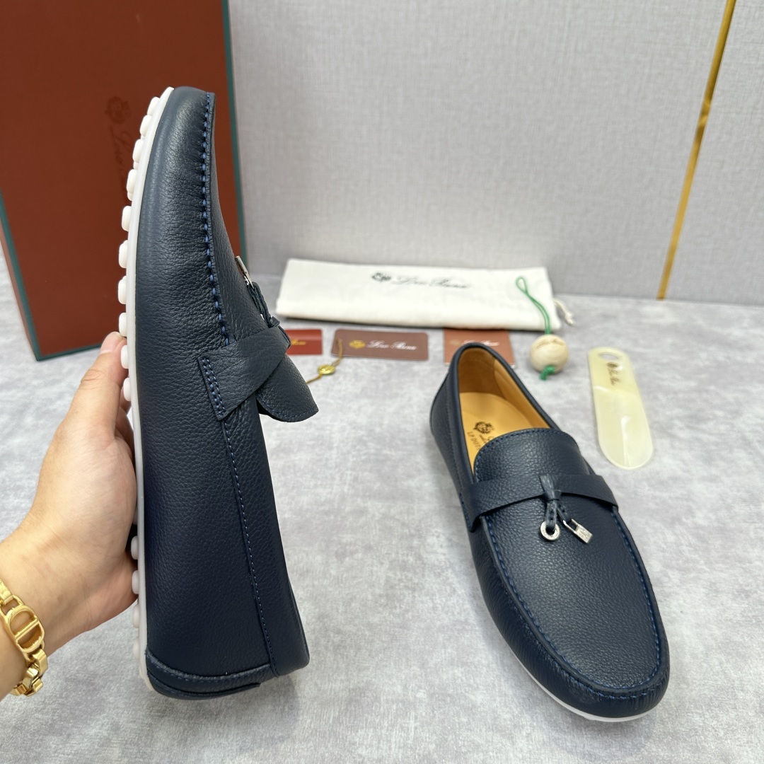 💋💍LP新品上架 Loro Pia* 诺悠-翩雅 Dot Sole Walk 男士莫卡辛男鞋
