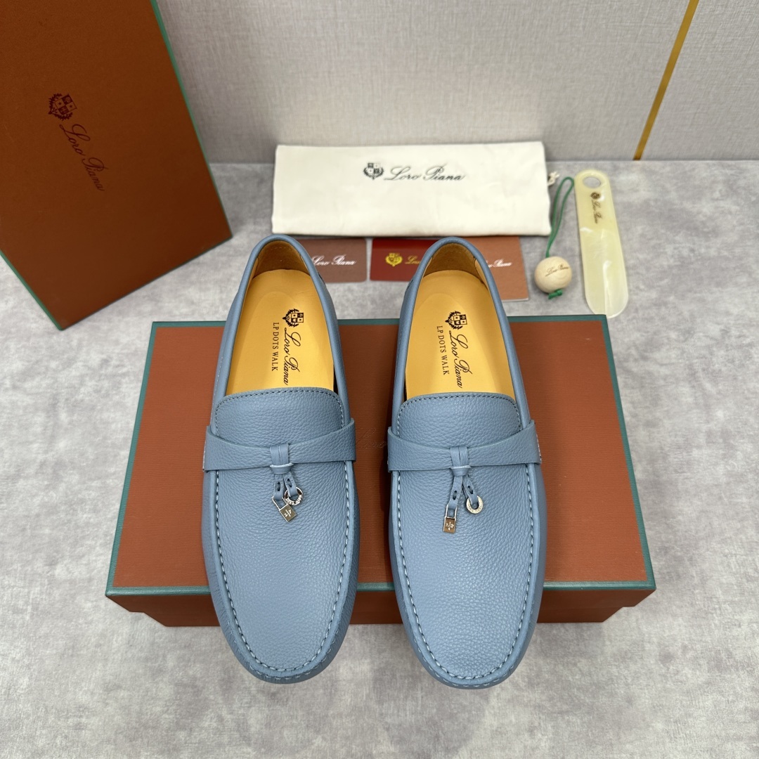 💋💍LP新品上架 Loro Pia* 诺悠-翩雅 Dot Sole Walk 男士莫卡辛男鞋