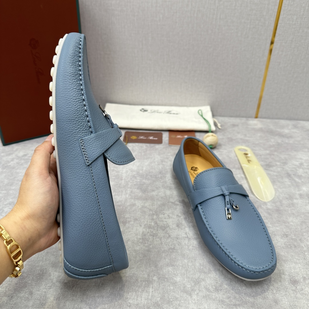 💋💍LP新品上架 Loro Pia* 诺悠-翩雅 Dot Sole Walk 男士莫卡辛男鞋
