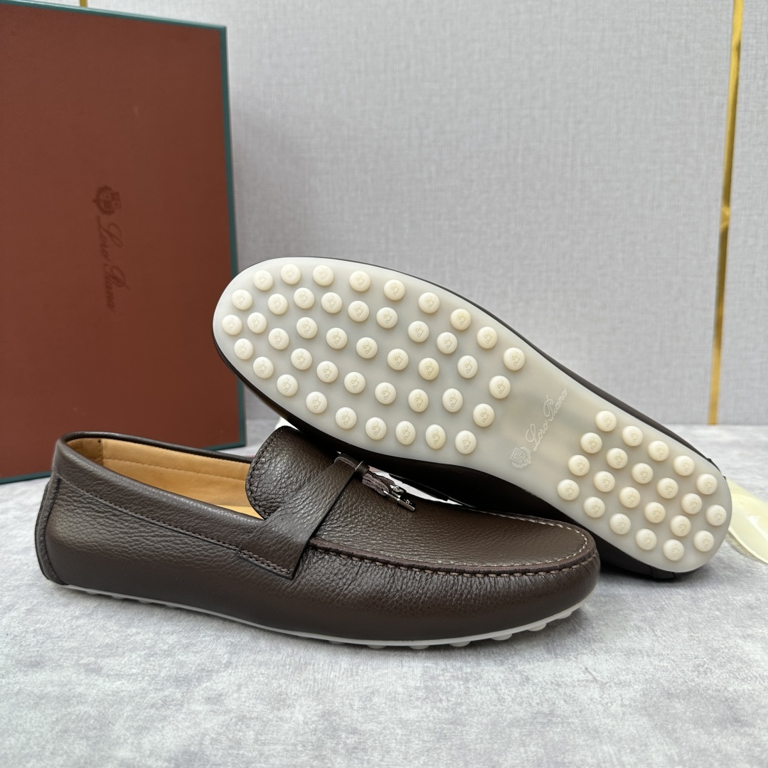 💋💍LP新品上架 Loro Pia* 诺悠-翩雅 Dot Sole Walk 男士莫卡辛男鞋