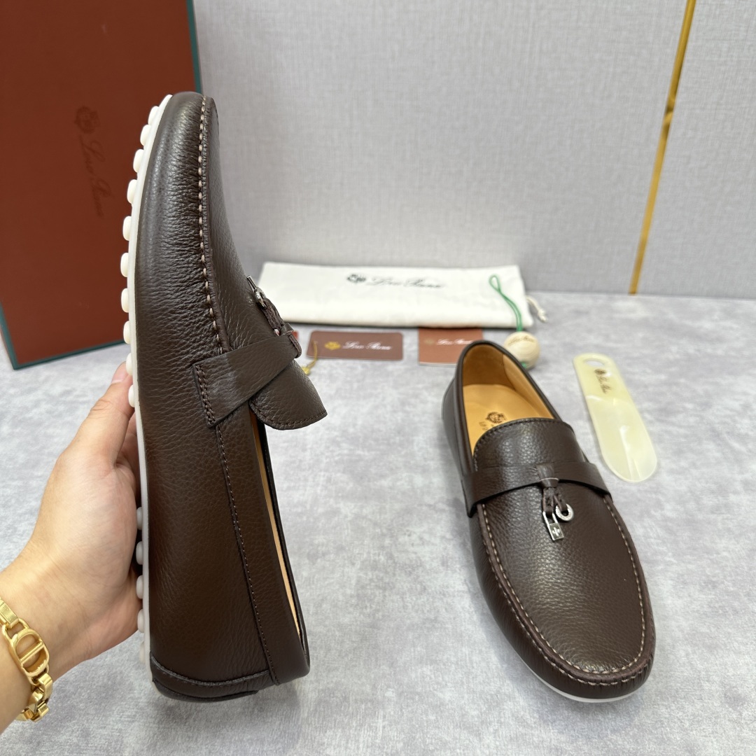 💋💍LP新品上架 Loro Pia* 诺悠-翩雅 Dot Sole Walk 男士莫卡辛男鞋