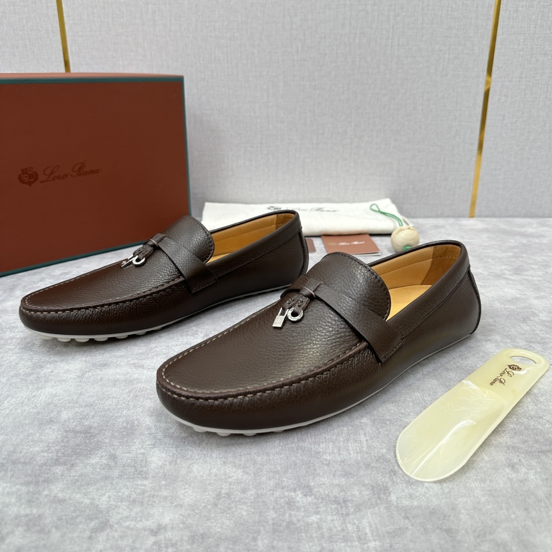 💋💍LP新品上架 Loro Pia* 诺悠-翩雅 Dot Sole Walk 男士莫卡辛男鞋