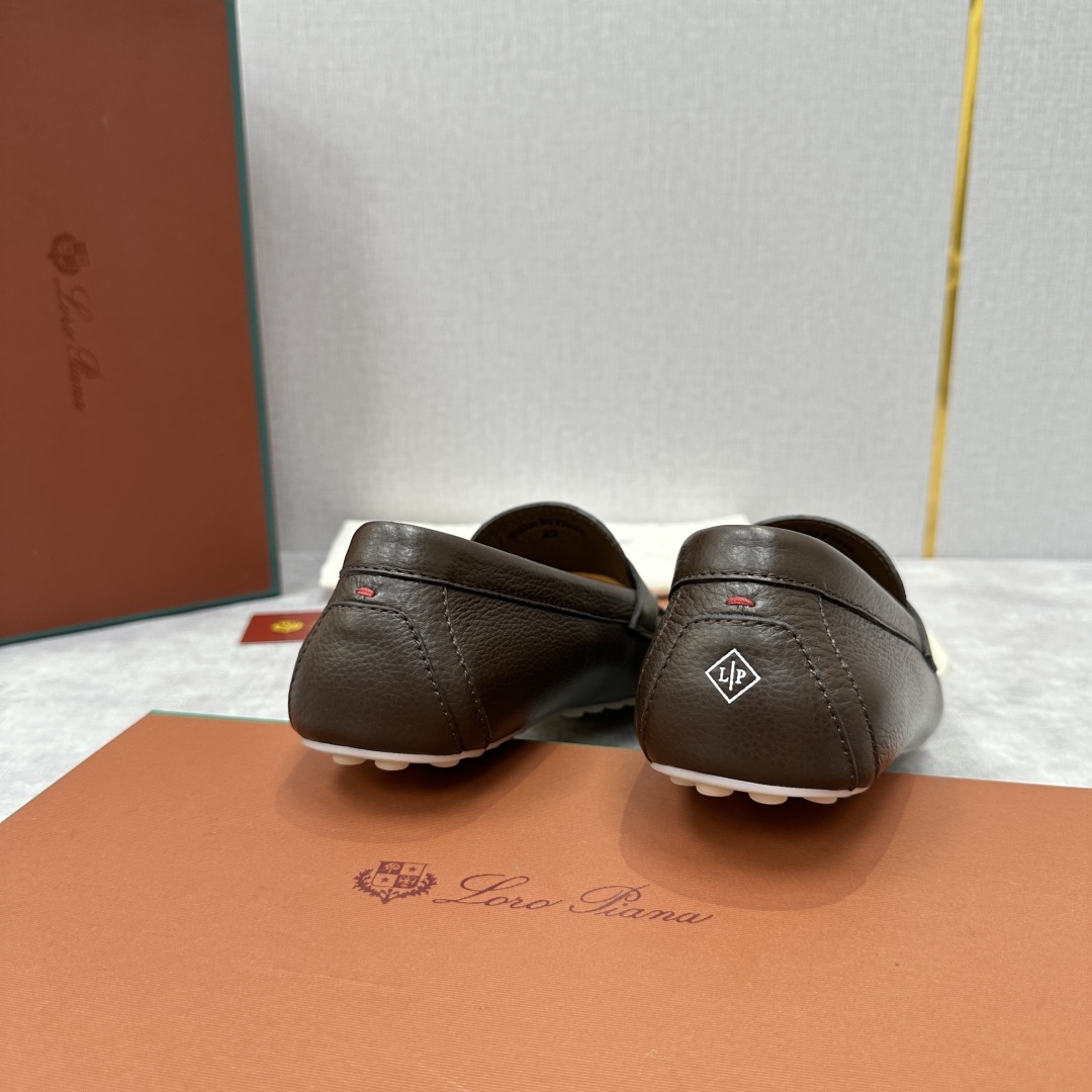 💋💍LP新品上架 Loro Pia* 诺悠-翩雅 Dot Sole Walk 男士莫卡辛男鞋