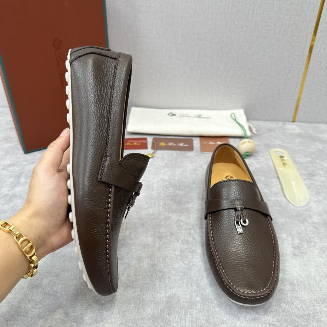 💋💍LP新品上架 Loro Pia* 诺悠-翩雅 Dot Sole Walk 男士莫卡辛男鞋