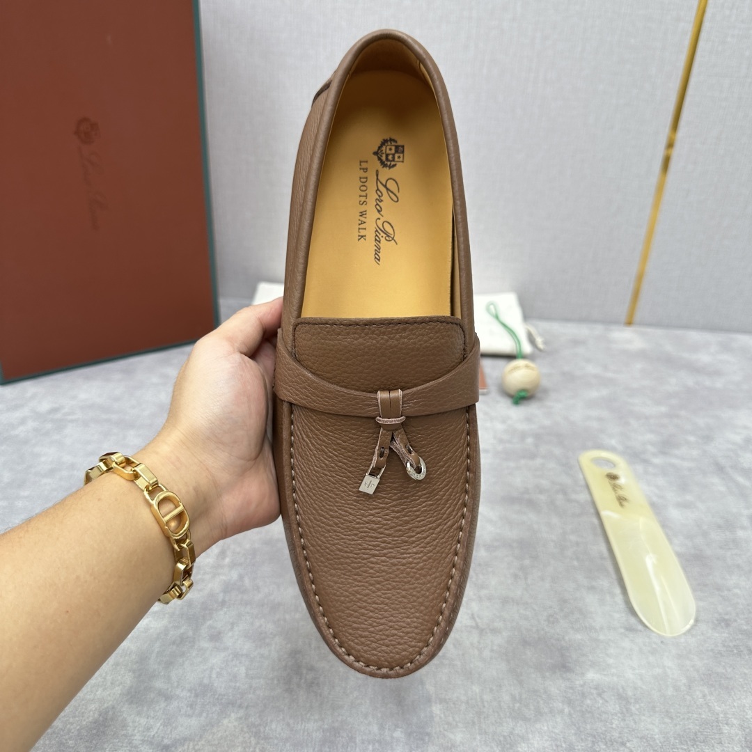 💋💍LP新品上架 Loro Pia* 诺悠-翩雅 Dot Sole Walk 男士莫卡辛男鞋