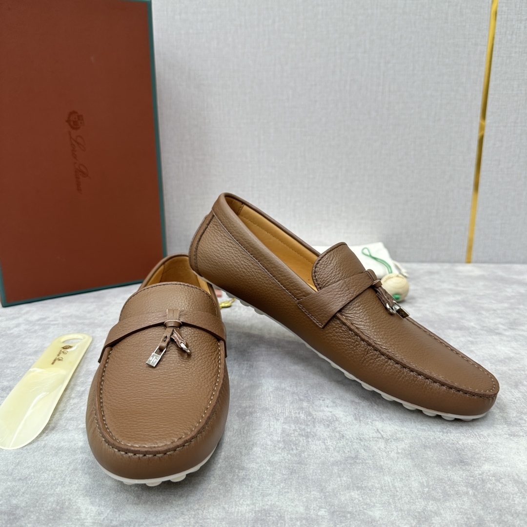 💋💍LP新品上架 Loro Pia* 诺悠-翩雅 Dot Sole Walk 男士莫卡辛男鞋