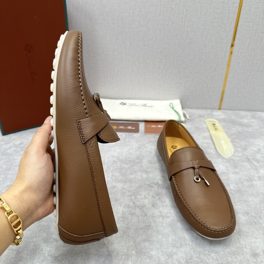 💋💍LP新品上架 Loro Pia* 诺悠-翩雅 Dot Sole Walk 男士莫卡辛男鞋