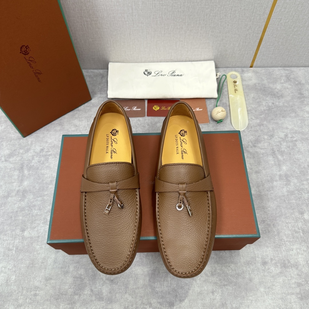 💋💍LP新品上架 Loro Pia* 诺悠-翩雅 Dot Sole Walk 男士莫卡辛男鞋