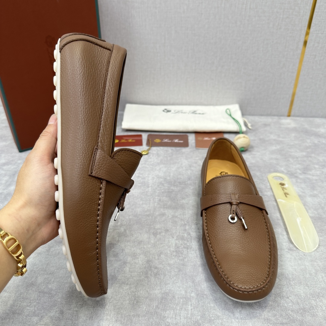 💋💍LP新品上架 Loro Pia* 诺悠-翩雅 Dot Sole Walk 男士莫卡辛男鞋