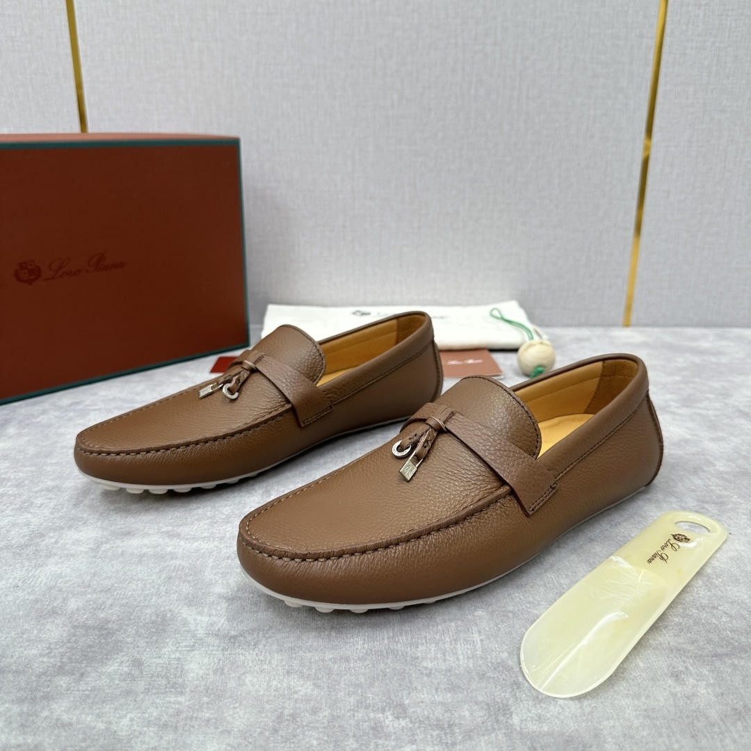 💋💍LP新品上架 Loro Pia* 诺悠-翩雅 Dot Sole Walk 男士莫卡辛男鞋