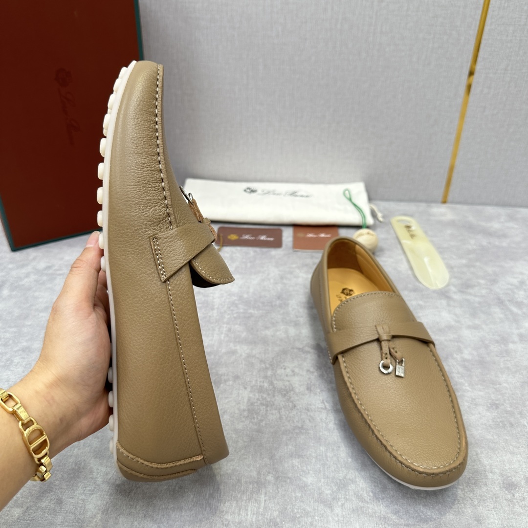 💋💍LP新品上架 Loro Pia* 诺悠-翩雅 Dot Sole Walk 男士莫卡辛男鞋
