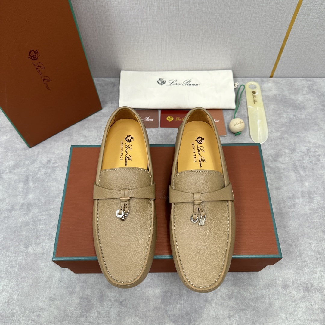 💋💍LP新品上架 Loro Pia* 诺悠-翩雅 Dot Sole Walk 男士莫卡辛男鞋