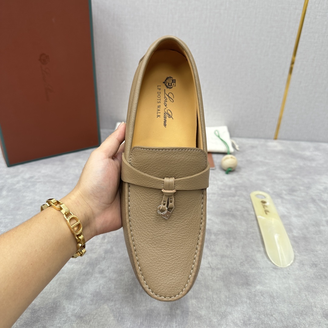 💋💍LP新品上架 Loro Pia* 诺悠-翩雅 Dot Sole Walk 男士莫卡辛男鞋