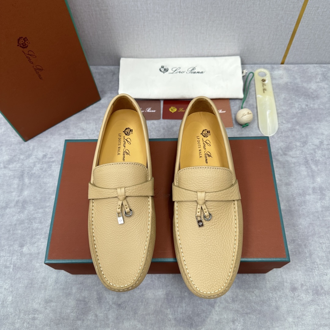 💋💍LP新品上架 Loro Pia* 诺悠-翩雅 Dot Sole Walk 男士莫卡辛男鞋