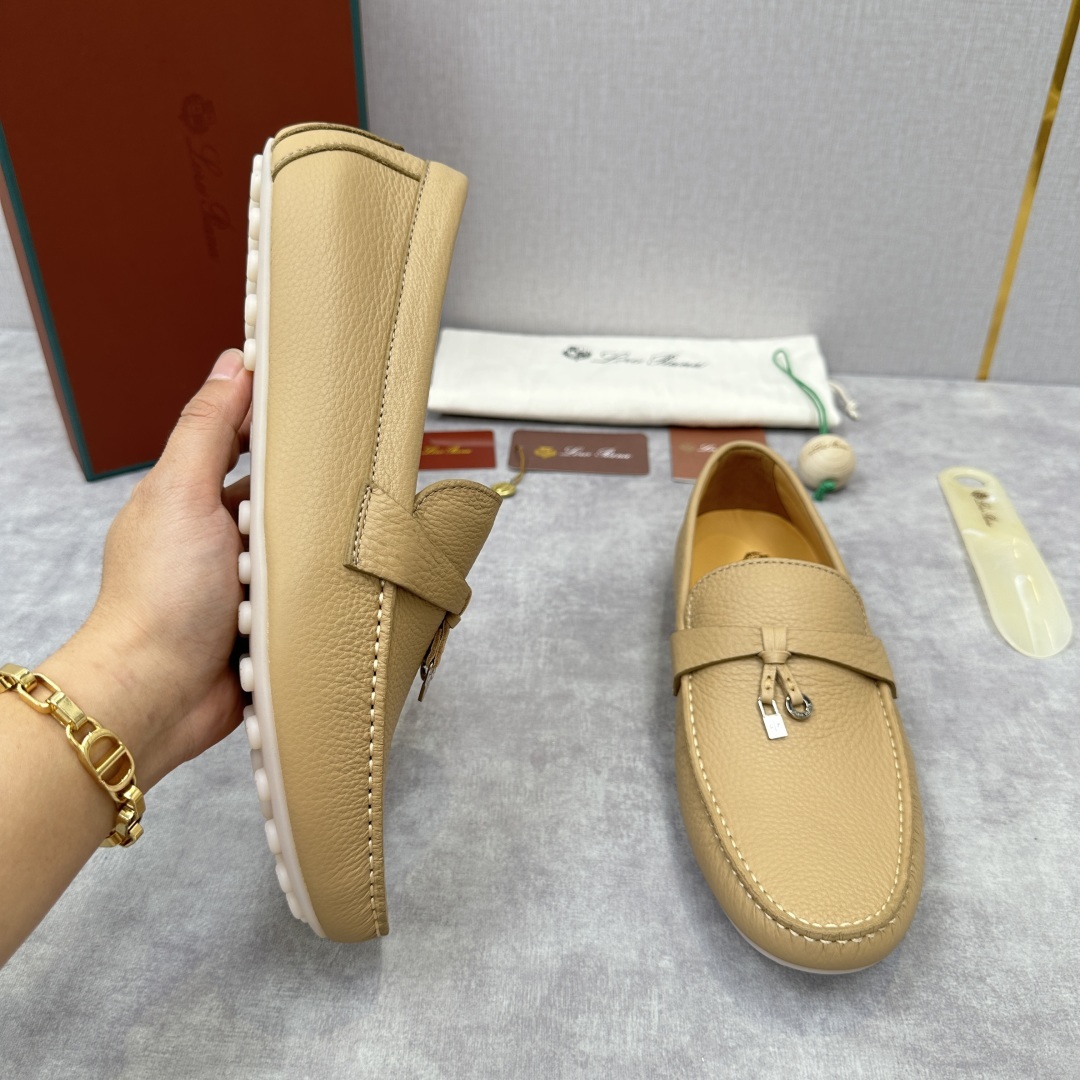💋💍LP新品上架 Loro Pia* 诺悠-翩雅 Dot Sole Walk 男士莫卡辛男鞋