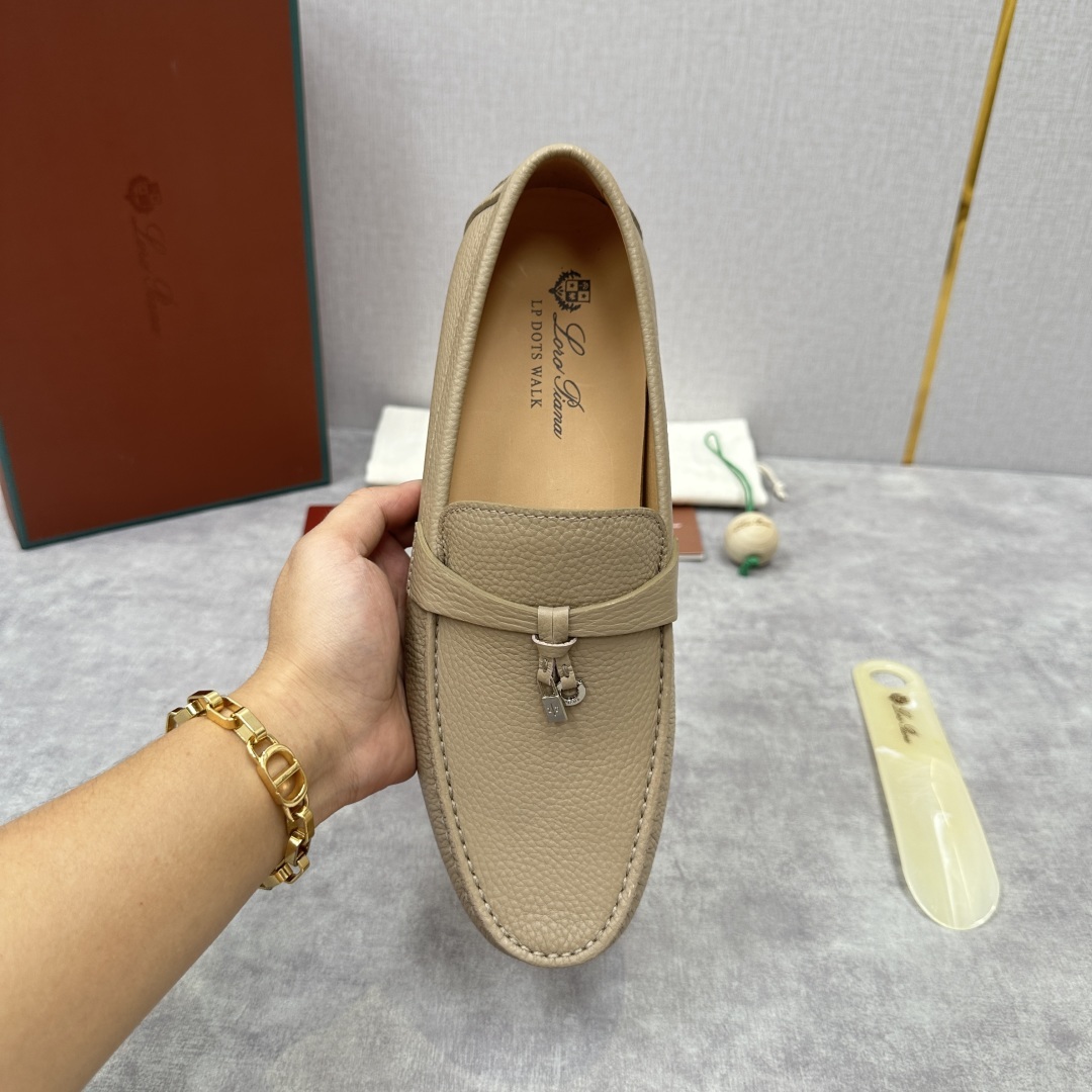 💋💍LP新品上架 Loro Pia* 诺悠-翩雅 Dot Sole Walk 男士莫卡辛男鞋