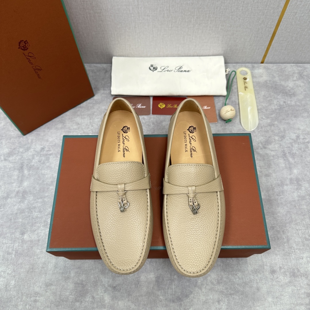 💋💍LP新品上架 Loro Pia* 诺悠-翩雅 Dot Sole Walk 男士莫卡辛男鞋