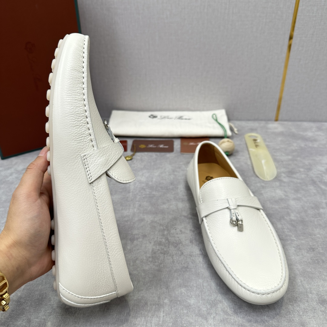 💋💍LP新品上架   Loro Pia*   诺悠-翩雅  Dot Sole Walk 男士莫卡辛男鞋 