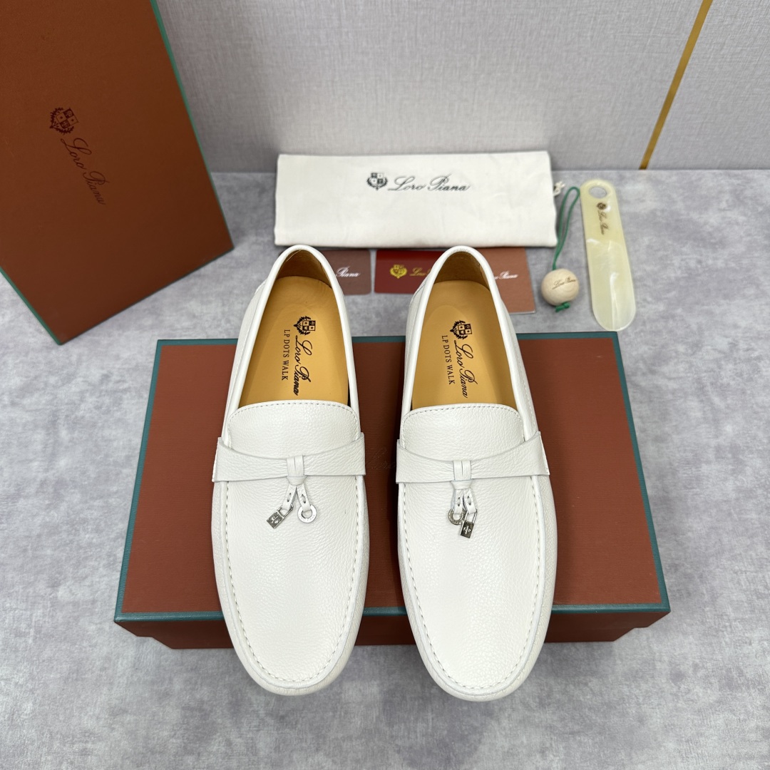 💋💍LP新品上架   Loro Pia*   诺悠-翩雅  Dot Sole Walk 男士莫卡辛男鞋 