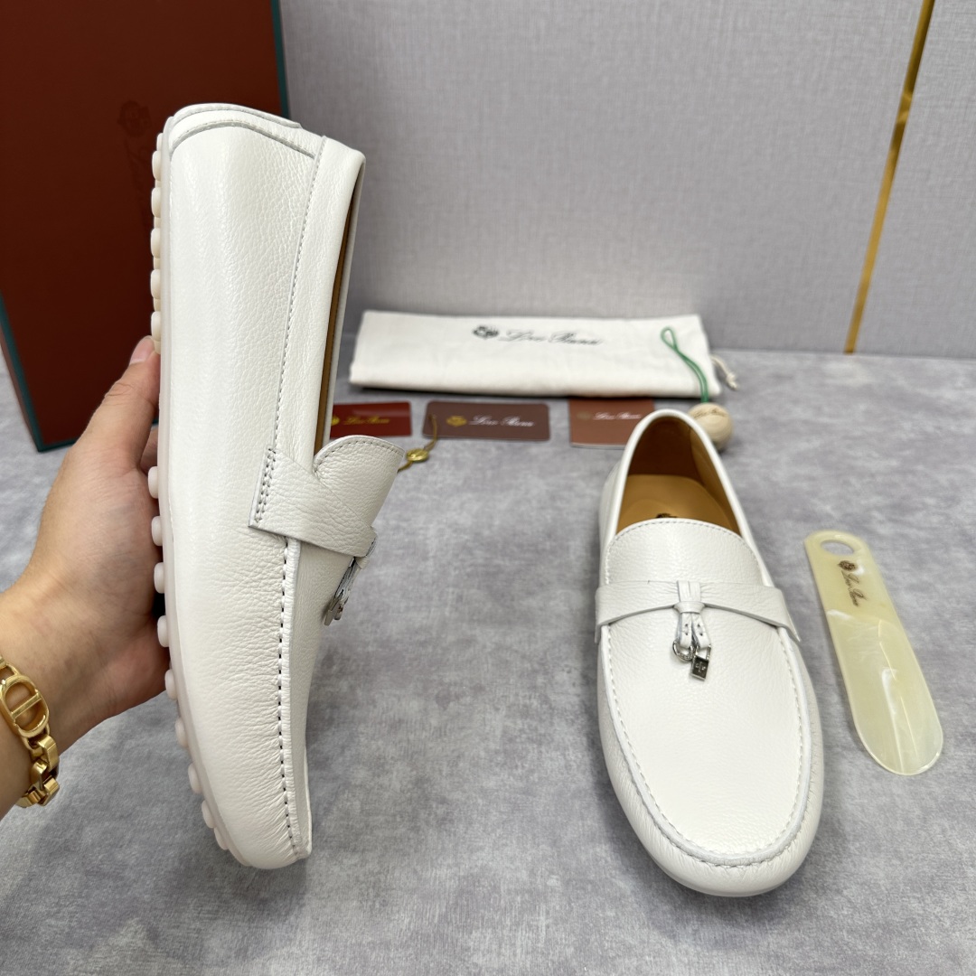 💋💍LP新品上架   Loro Pia*   诺悠-翩雅  Dot Sole Walk 男士莫卡辛男鞋 