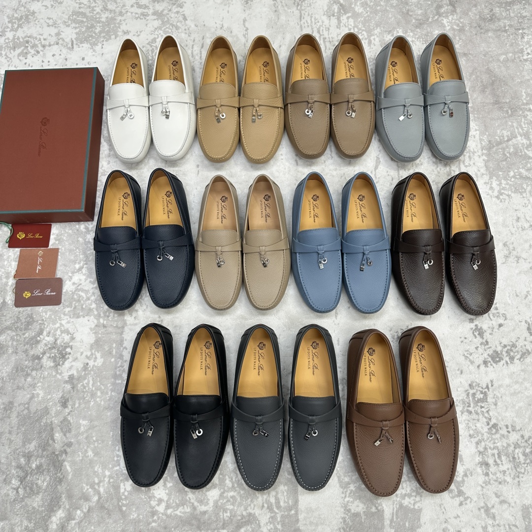 💋💍LP新品上架 Loro Pia* 诺悠-翩雅 Dot Sole Walk 男士莫卡辛男鞋