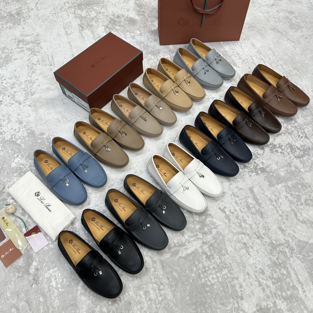💋💍LP新品上架 Loro Pia* 诺悠-翩雅 Dot Sole Walk 男士莫卡辛男鞋