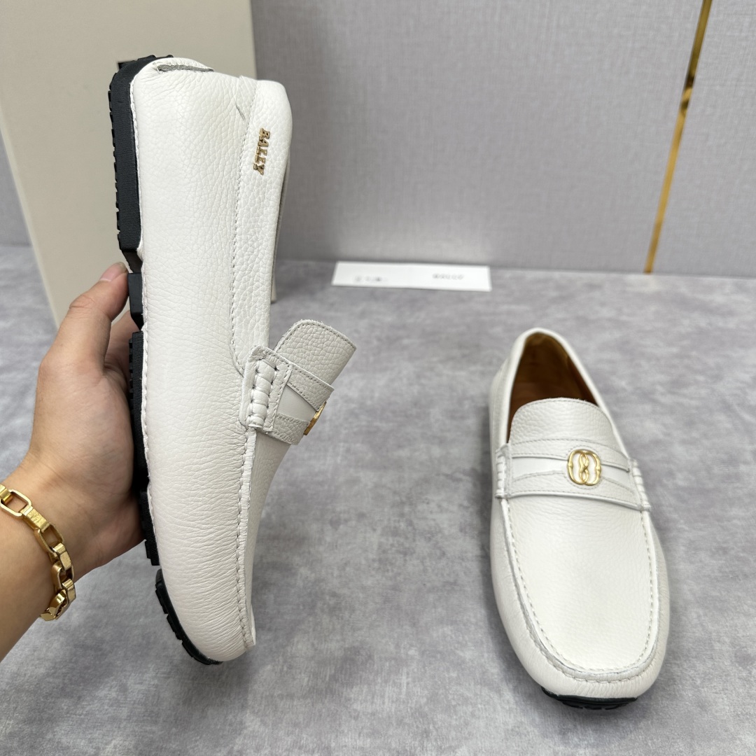💋💍BL家新品乐福鞋 BALL* 巴-利  PAIPEL春夏豆豆鞋驾车鞋男鞋  独特的品牌logo标识设