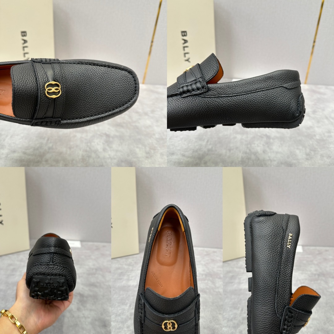 💋💍BL家新品乐福鞋 BALL* 巴-利  PAIPEL春夏豆豆鞋驾车鞋男鞋  独特的品牌logo标识设