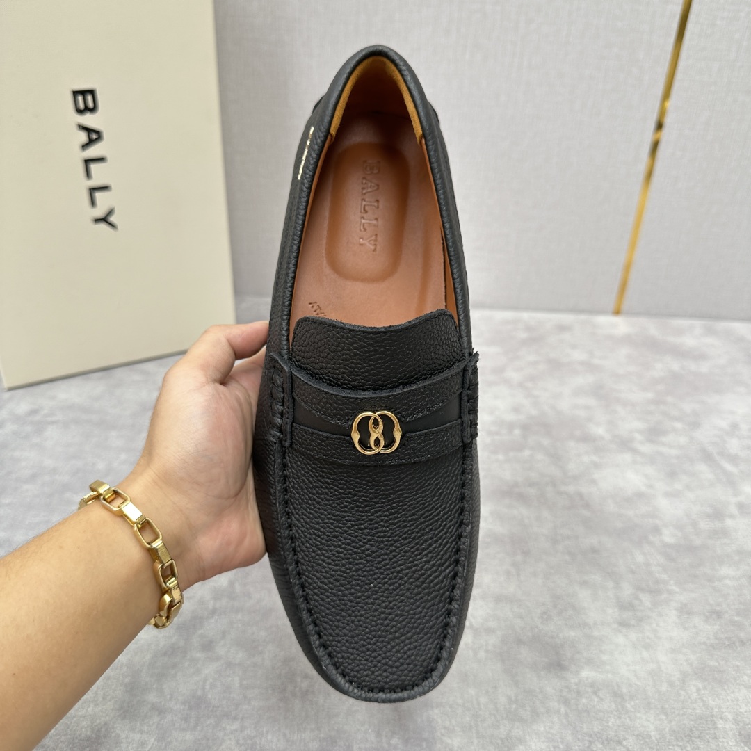 💋💍BL家新品乐福鞋 BALL* 巴-利  PAIPEL春夏豆豆鞋驾车鞋男鞋  独特的品牌logo标识设