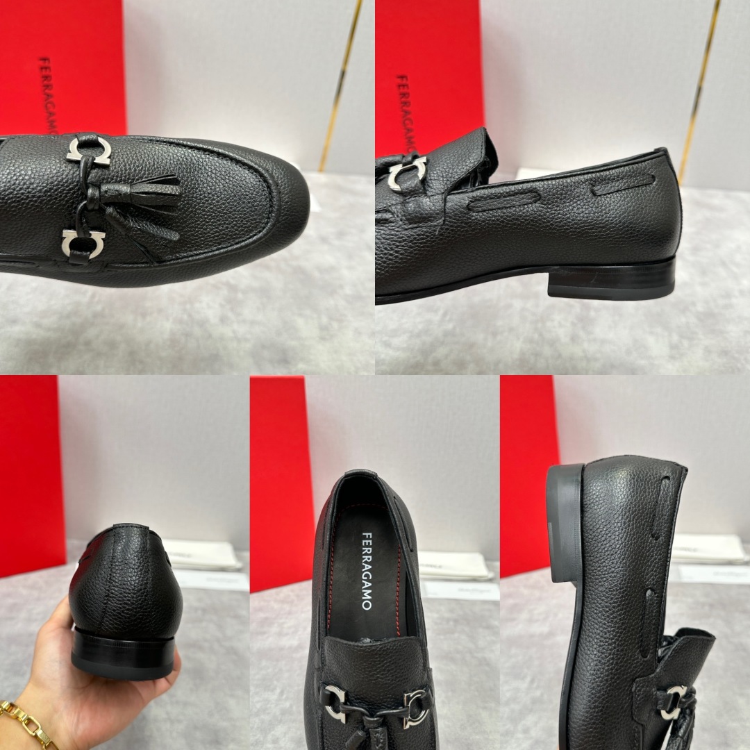💋💍 SF 菲拉** 专柜同步新款 男士便鞋 可休闲可正装莫卡辛乐福皮鞋  经典造型体现正装时髦魅力，全