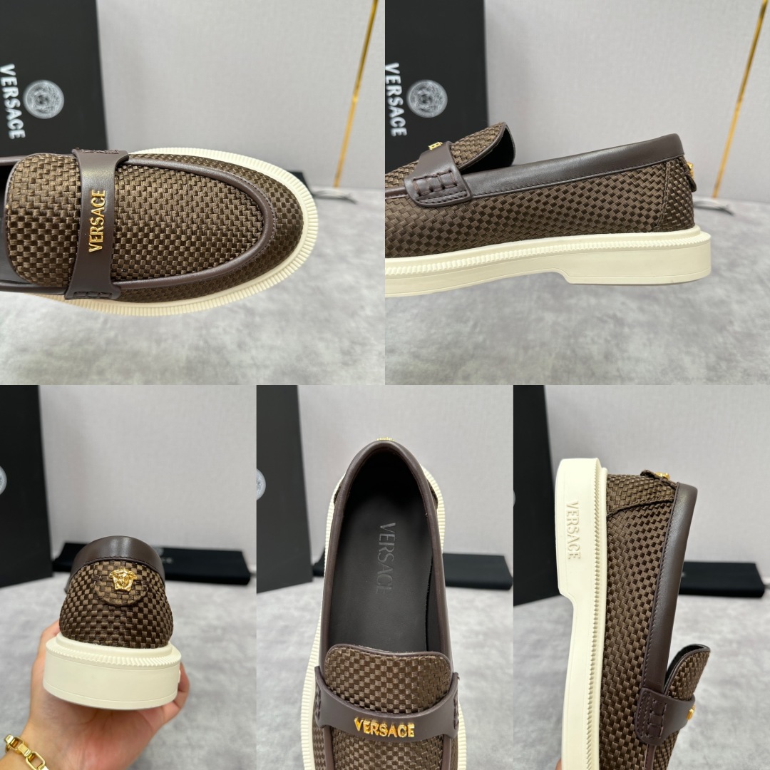💋💍VS家新品   Versa*  范思-哲   意大利男士休闲乐福鞋上新🆕！这个意大利纯手工鞋履品牌的