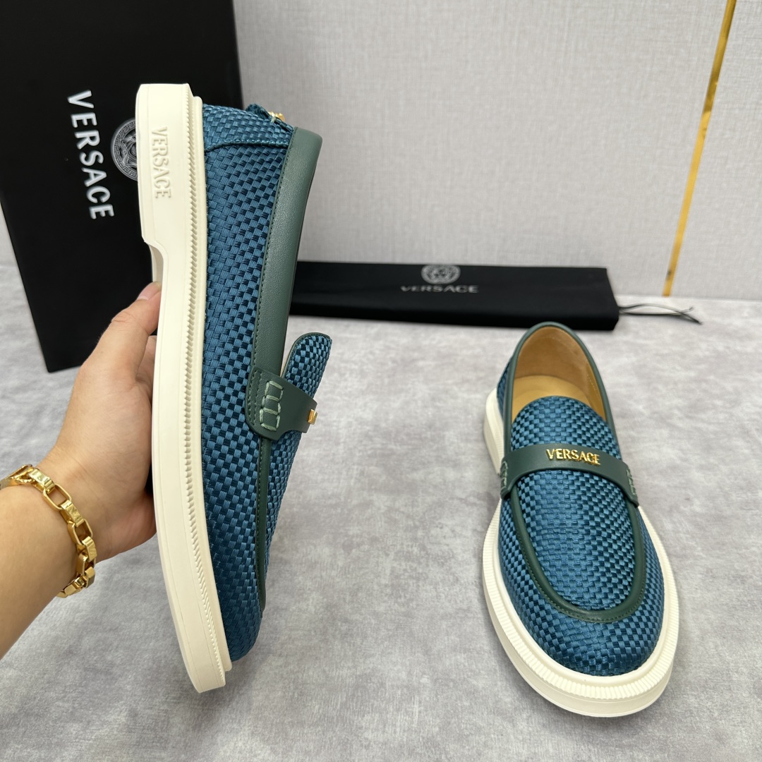 💋💍VS家新品   Versa*  范思-哲   意大利男士休闲乐福鞋上新🆕！这个意大利纯手工鞋履品牌的