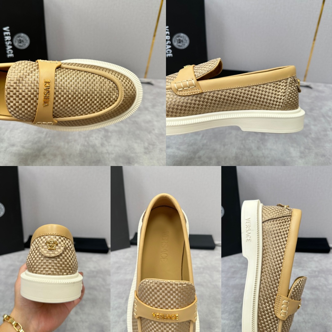💋💍VS家新品   Versa*  范思-哲   意大利男士休闲乐福鞋上新🆕！这个意大利纯手工鞋履品牌的