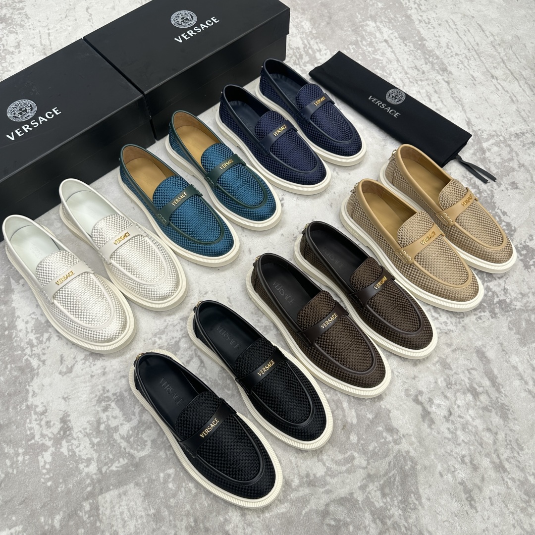 💋💍VS家新品   Versa*  范思-哲   意大利男士休闲乐福鞋上新🆕！这个意大利纯手工鞋履品牌的