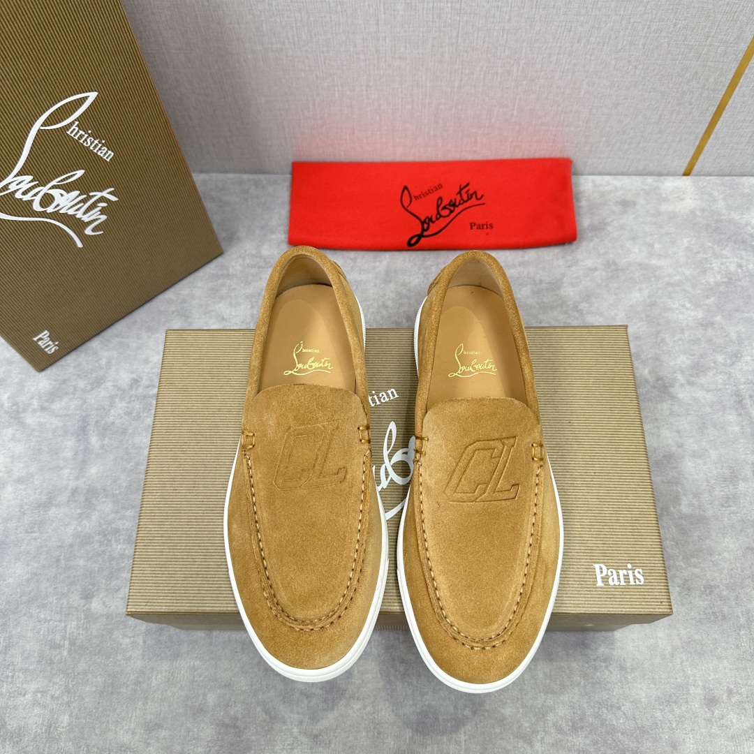 Christian Louboutin Chambeliboat Loafers - Italian Handmade Suede Leather Shoes 2 cmp i1752604290072 1584 0 0