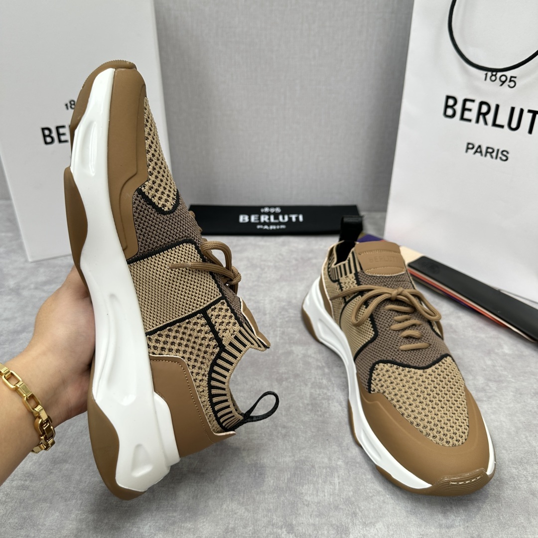 💋💍Berlut* 布鲁提新品 Shadow飞织运动鞋 原版开发打造 官方 11,200 巴