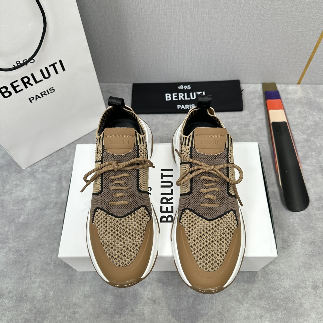 💋💍Berlut* 布鲁提新品 Shadow飞织运动鞋 原版开发打造 官方 11,200 巴