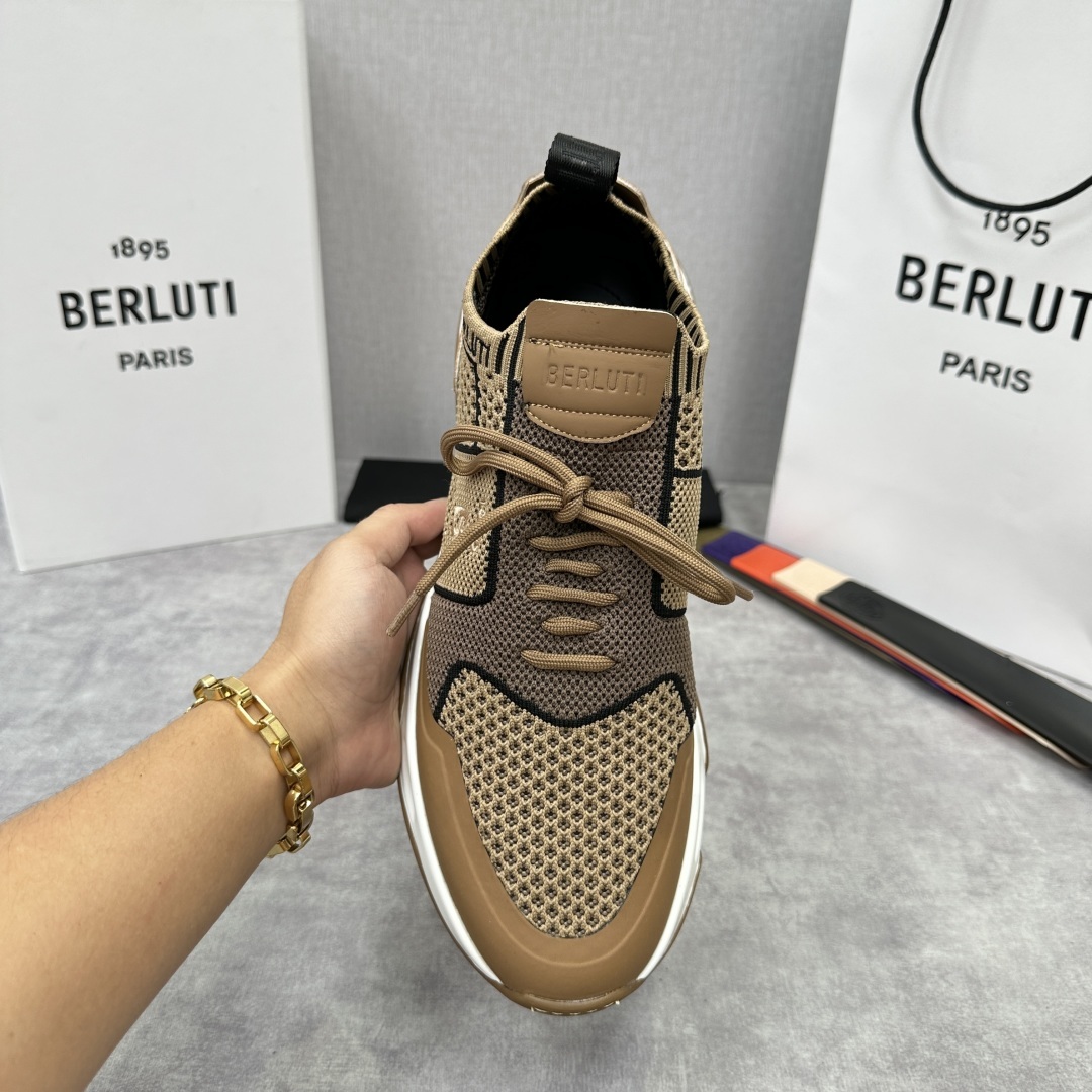 💋💍Berlut* 布鲁提新品 Shadow飞织运动鞋 原版开发打造 官方 11,200 巴