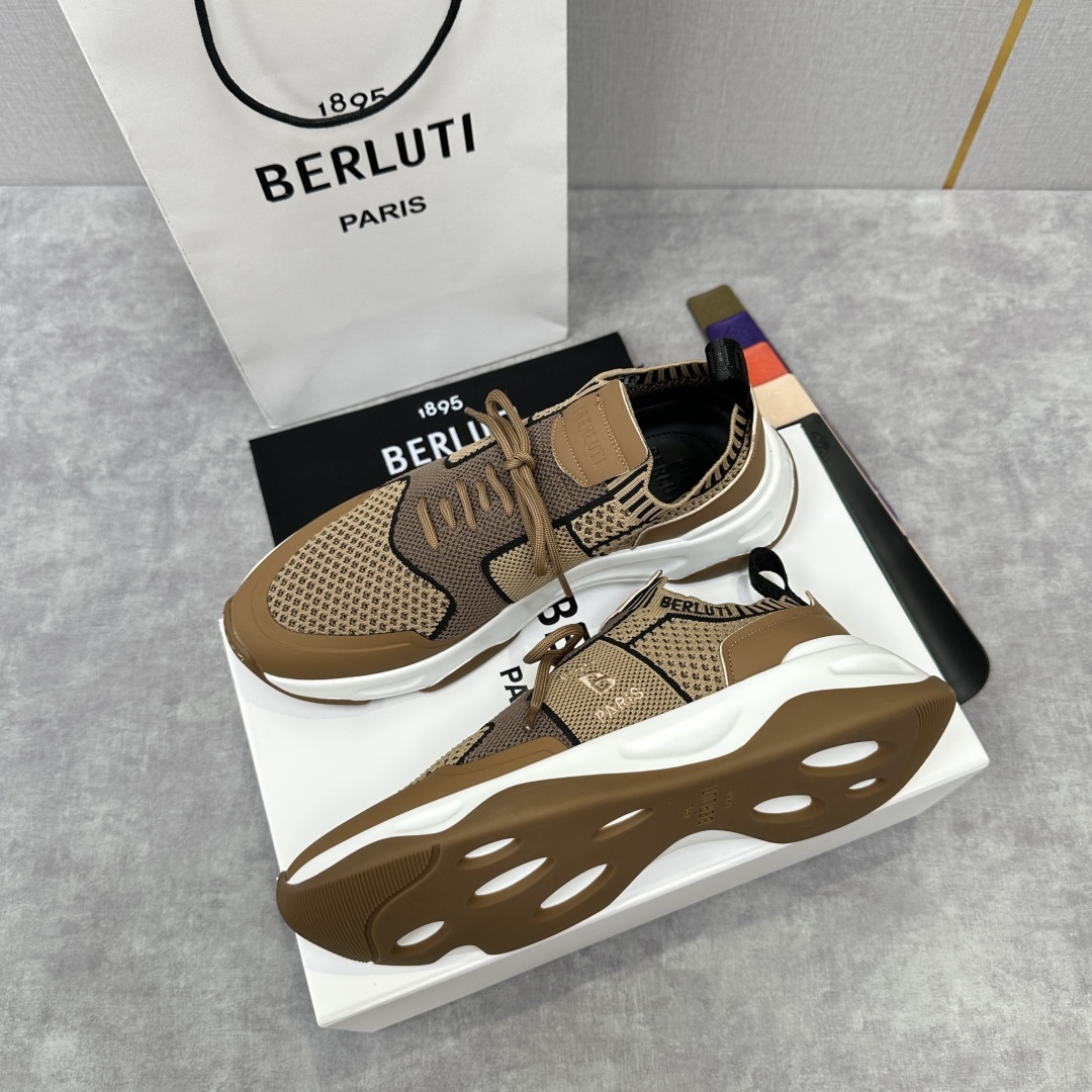 💋💍Berlut* 布鲁提新品 Shadow飞织运动鞋 原版开发打造 官方 11,200 巴