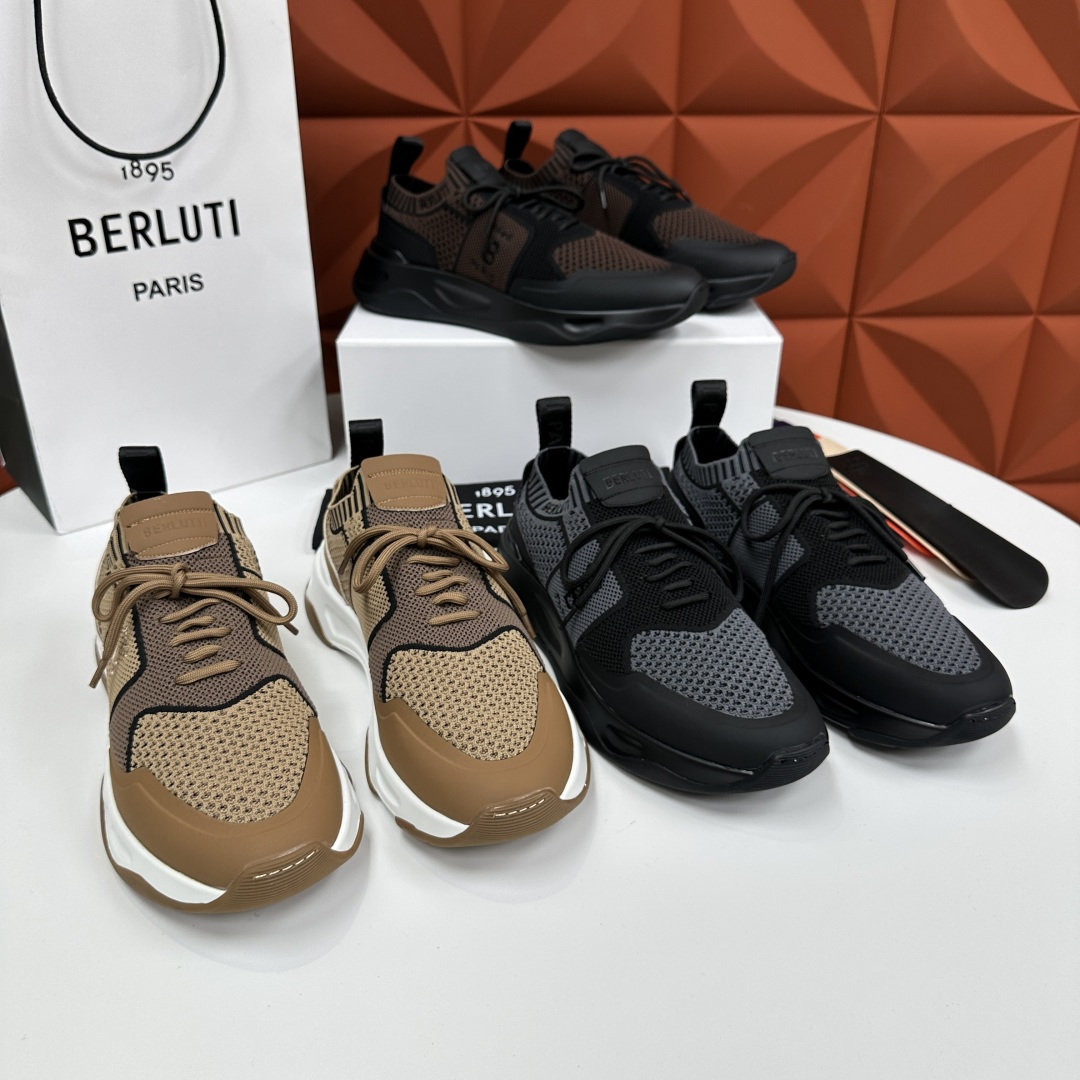 💋💍Berlut* 布鲁提新品  Shadow飞织运动鞋  原版开发打造   官方  11,200  巴